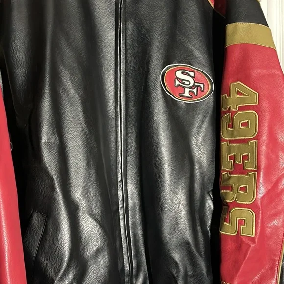 NFL San Francisco 49ers Jacket Size XL G3 G-III RARE YKK